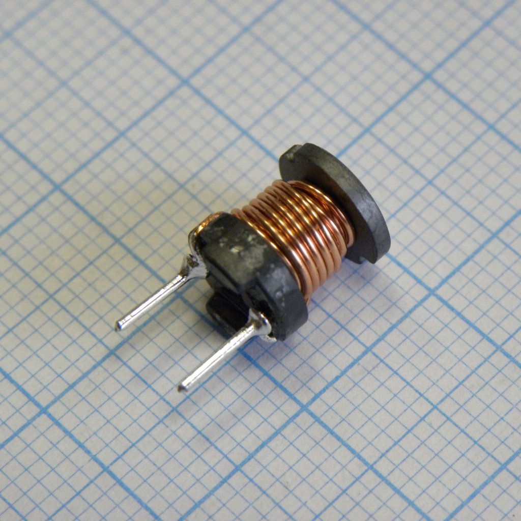 RCH895NP-150K - Силовая индуктивность 15uH ±10% 2.1A 0.05Om радиальная без магнитного экрана