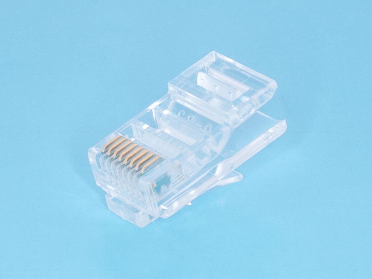TPR-8P8C - Вилка RJ-45 для круглого многожильного кабеля