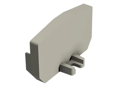 Крышка бок. APF 2,5/M../F/R - Крышка боковая, для клемм WKF 2,5/M../F/R..., цвет: серый