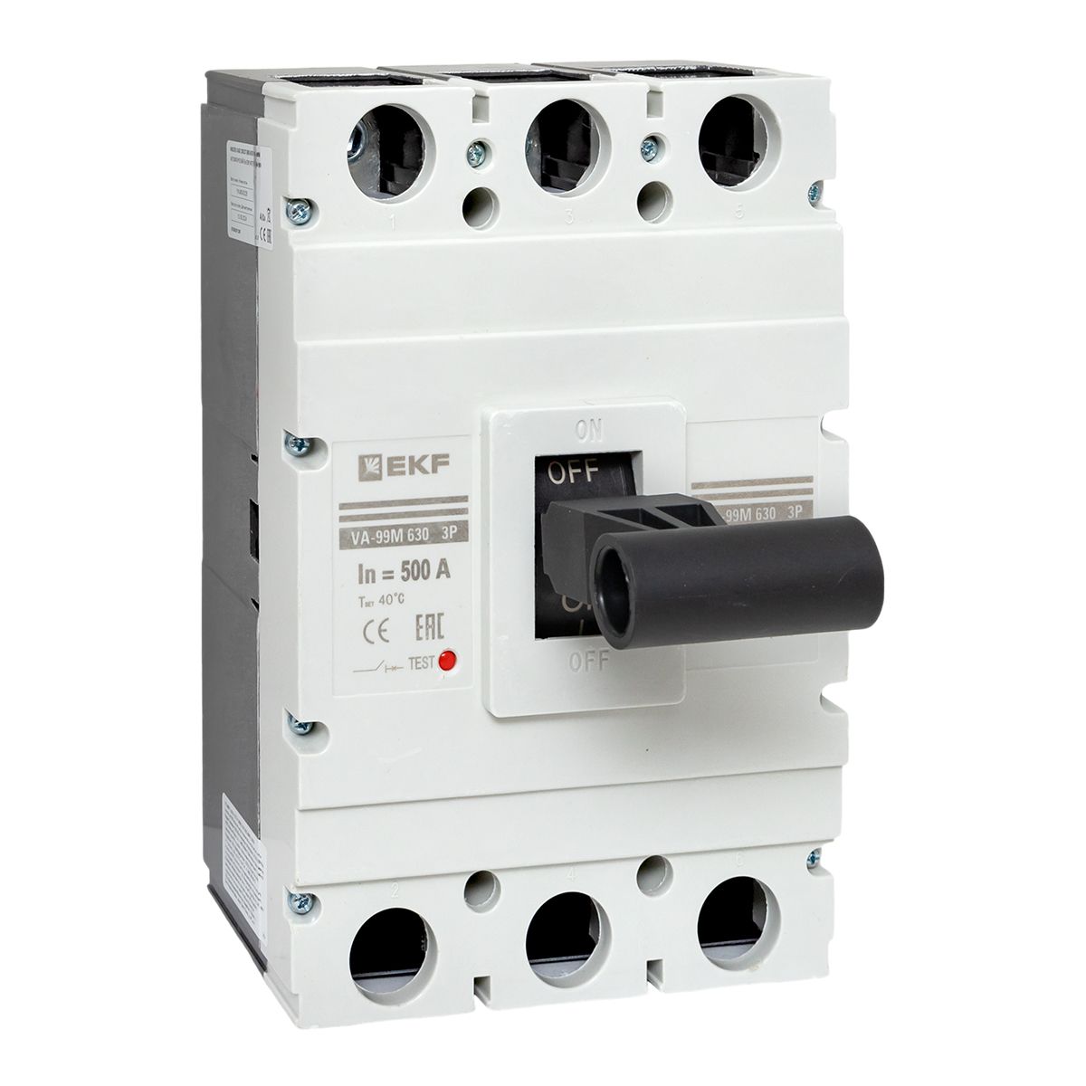 Выключатель автоматический 3п 630/500А 50кА ВА-99М PROxima mccb99-630-500m