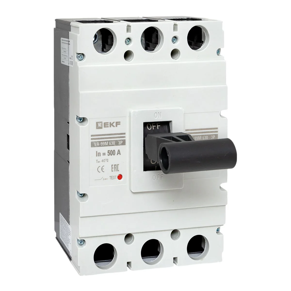 Выключатель автоматический 3п 630/500А 50кА ВА-99М PROxima mccb99-630-500m