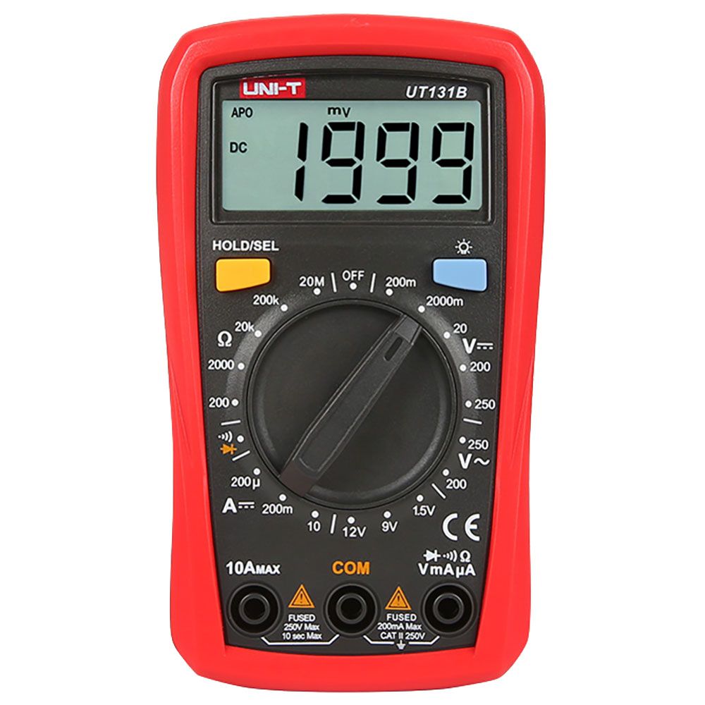 UT131B - Цифровой мультиметр, тест батарей