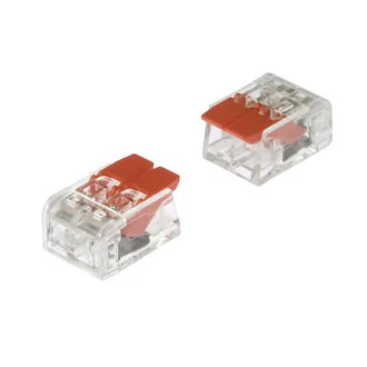 PCT-412 ORANGE - Клемма зажимная соединительная безвинтовая 2 провода сечение 0.5-2.5 кв.мм