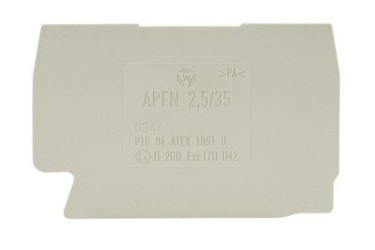 Крышка бок. APFN 2,5 BLAU - Крышка боковая, для клемм WKFN 2,5..., цвет: синий