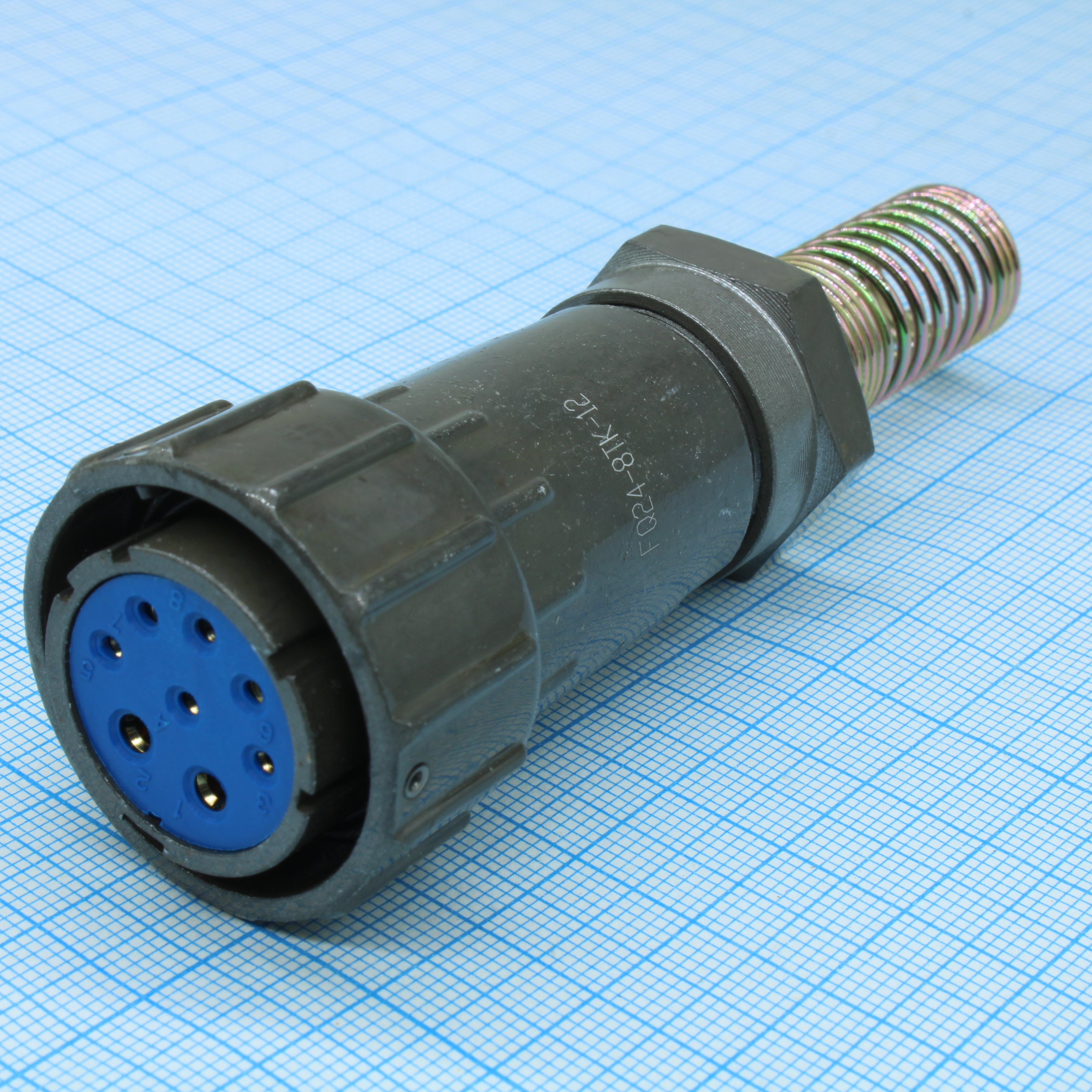 FQ24-8PIN TK-12 - Кабельная розетка, 8 контактов