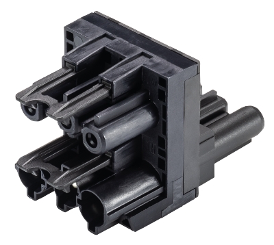 Разветвитель GST18I3V 2P1H V SW - Распределительное устройство, 1 вход / 2 выхода, тип: h, 3 полюса, серия gesis GST18i3, номинальное напряжение: 250V, номинальный ток: 20А, цвет: черный