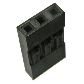 BLS-3+TERMINAL - Разъем 1х3 гнездо на кабель, шаг 2.54мм, с контактами