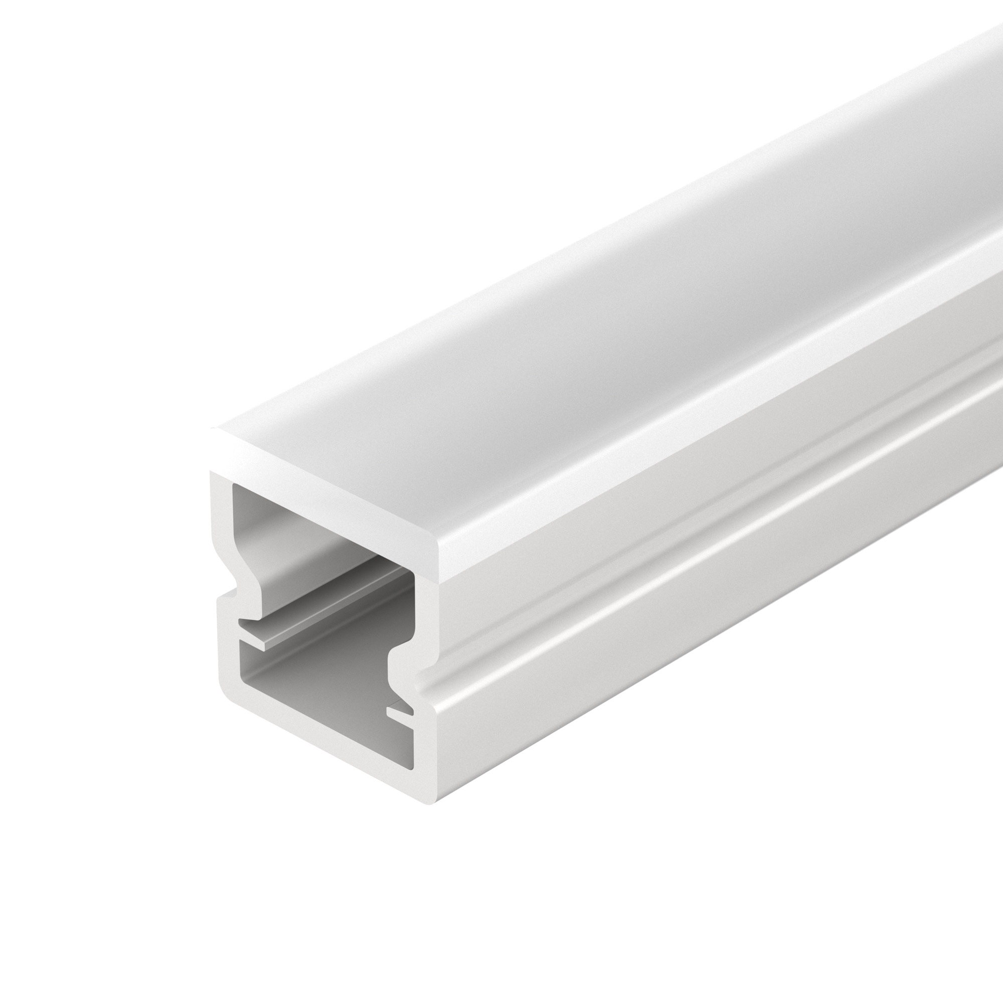 Профиль WPH-LINE-1212-2000 OPAL 023302(1) - Цельнолитой пластиковый профиль со встроенным матовым экраном. Материал - PC. Для лент и линеек шириной до 6 мм. Размер 2000*11.4*12.2мм. Класс пылевлагозащиты – IP65 (при соблюдении технологии герметизации). Це