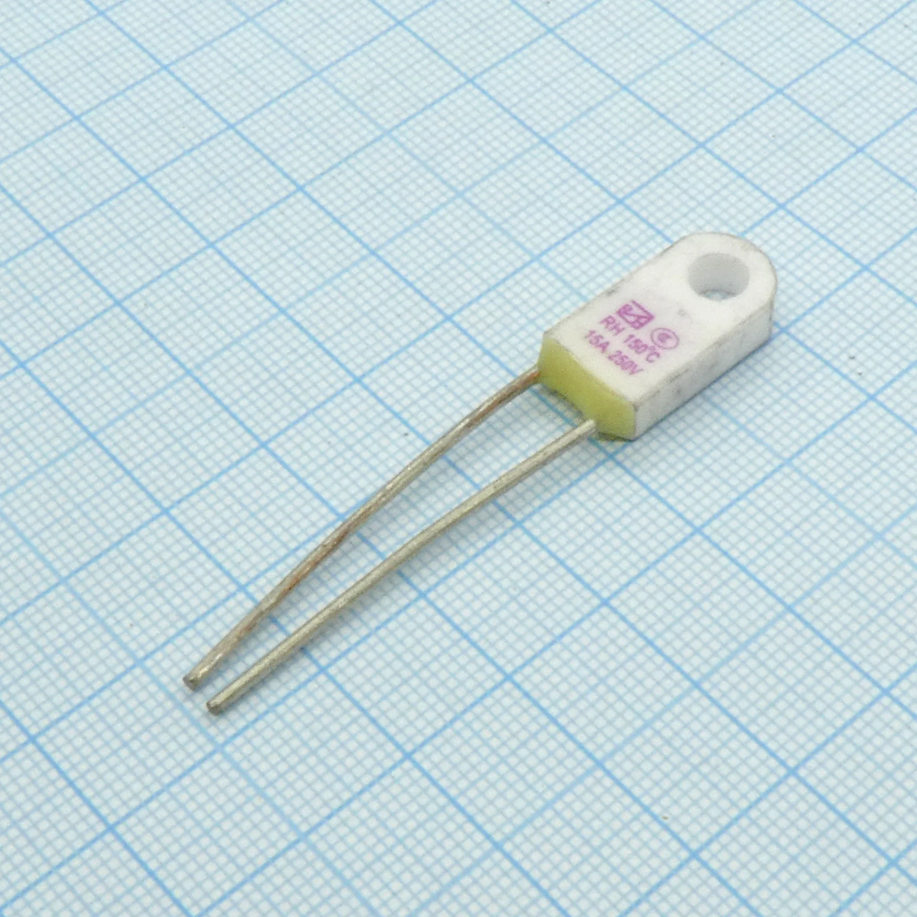 Therm.Fuse RH150 (15A) - термопредохранитель керамический "подкова", 150°C 15A