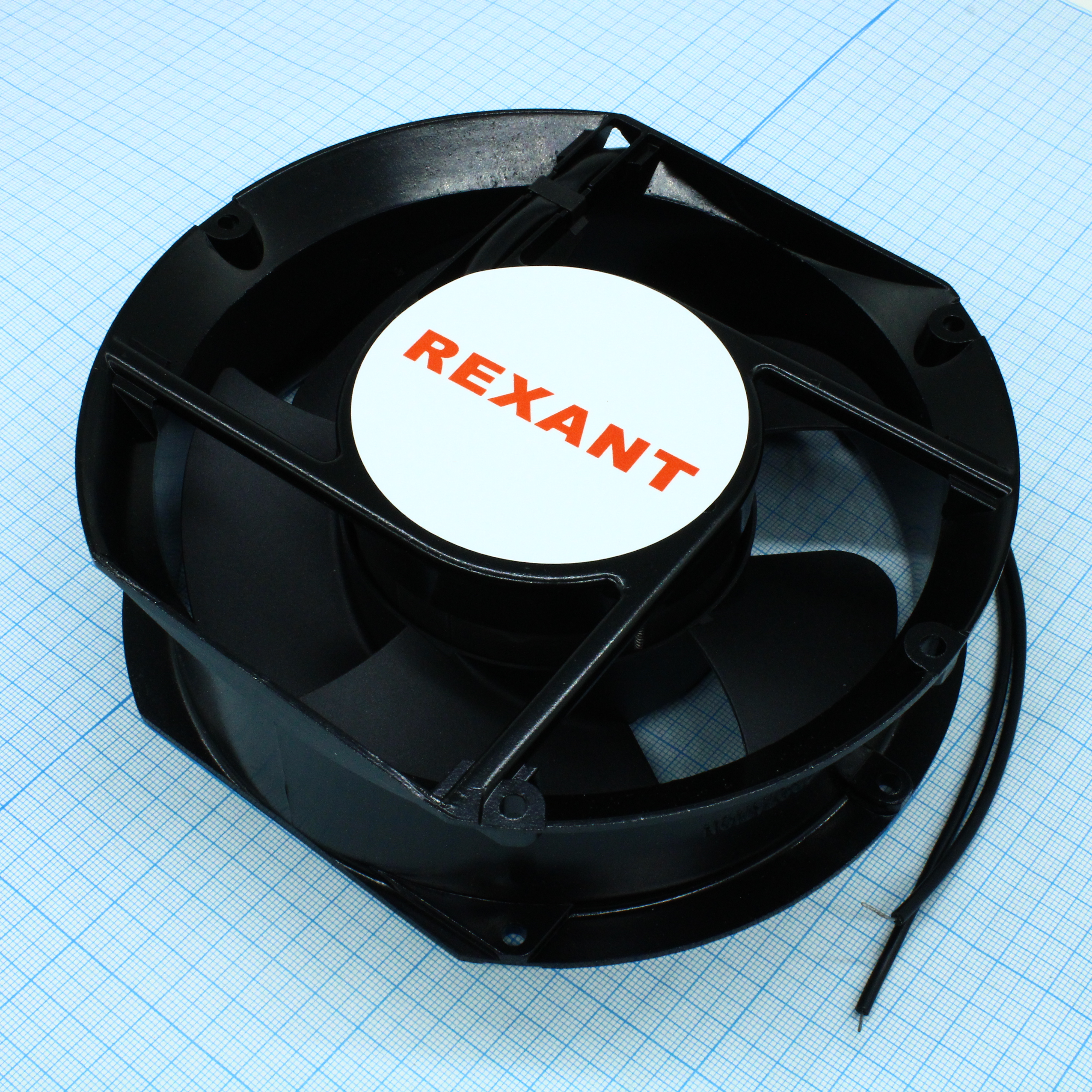 RX 172x163x51HBL 220VAC (RQA) - Вентилятор 220В AC, 2500об/мин., 172х150х50мм 253.5м3/час, 5 лопастей, подшипник качения, тип вывода - провод