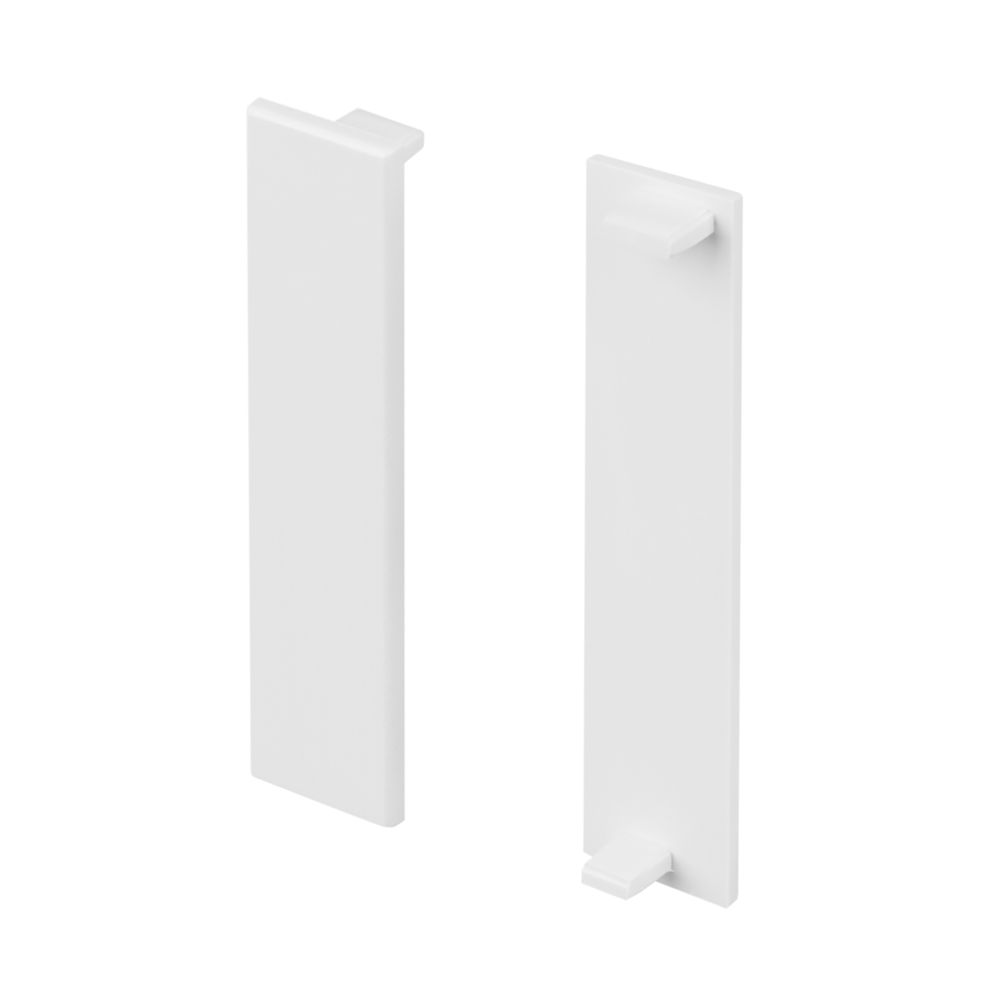 Заглушка PLINTUS-H54 WHITE 046165 - Пара глухих заглушек для профиля PLINTUS-H54 белого цвета. Материал пластик.  В комплекте 2 шт., цена за 1 комплект.