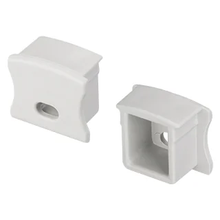 Заглушка PVC-SLIM-H15 с отверстием 018240 - Заглушка для профиля ALU-SLIM-H15 с отверстием. Материал - пластик ABS, цвет серый.  Цена указана за 1шт.