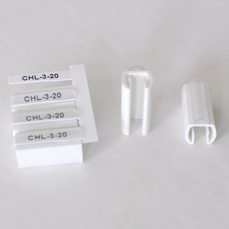 Держатель маркера CHL-3-20 - Контейнер для маркера, защелкивающийся на кабеле, длина 20 мм, диаметр провода 4,3 - 6,0 мм, в упаковке 500 держателей для установки маркера HIC