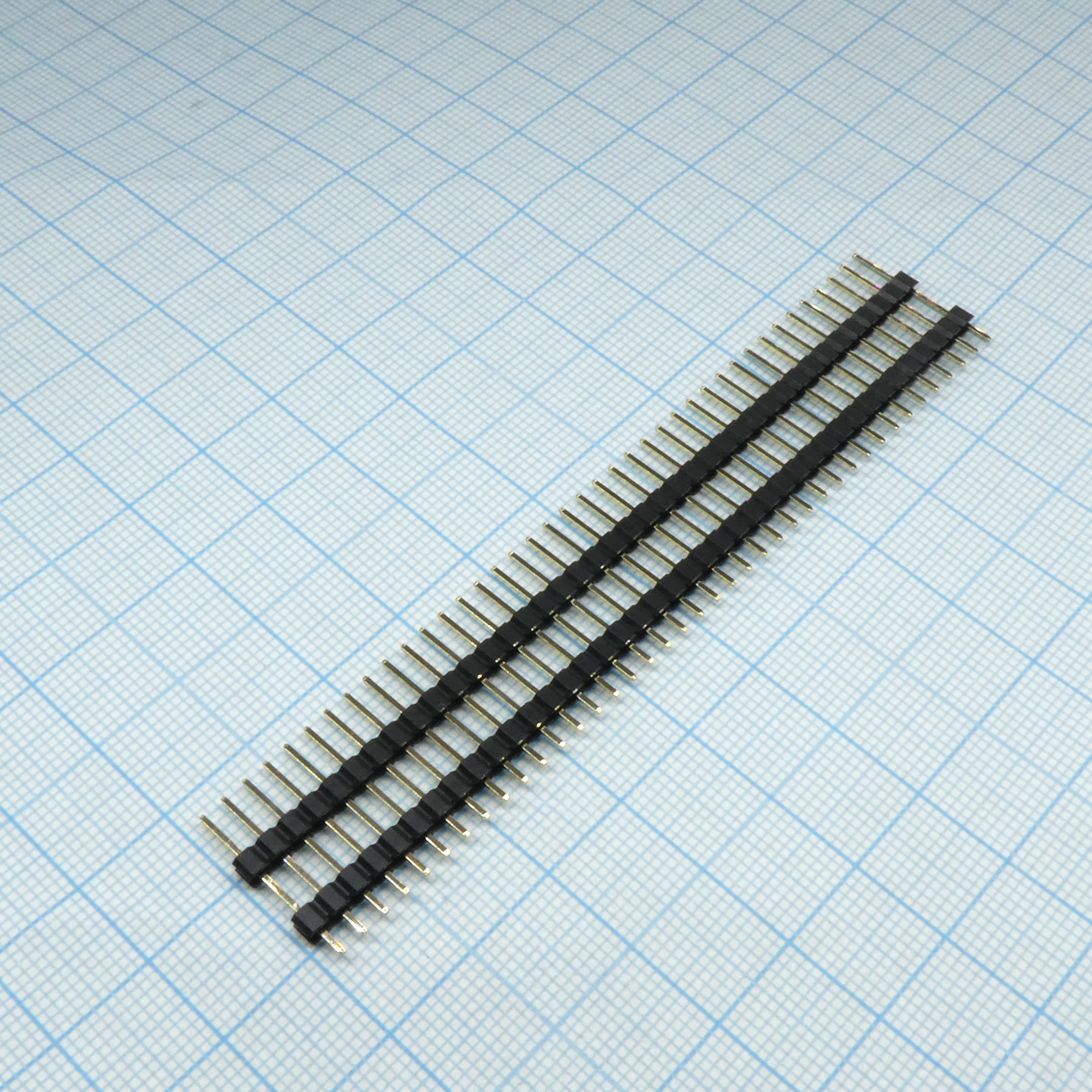 DS1029-01-1X40P8BVA1B - Штыревой соединитель, 1х40 шаг 2,54мм.,однорядный (A=6.00мм, H=3.00мм, B=12.00мм)