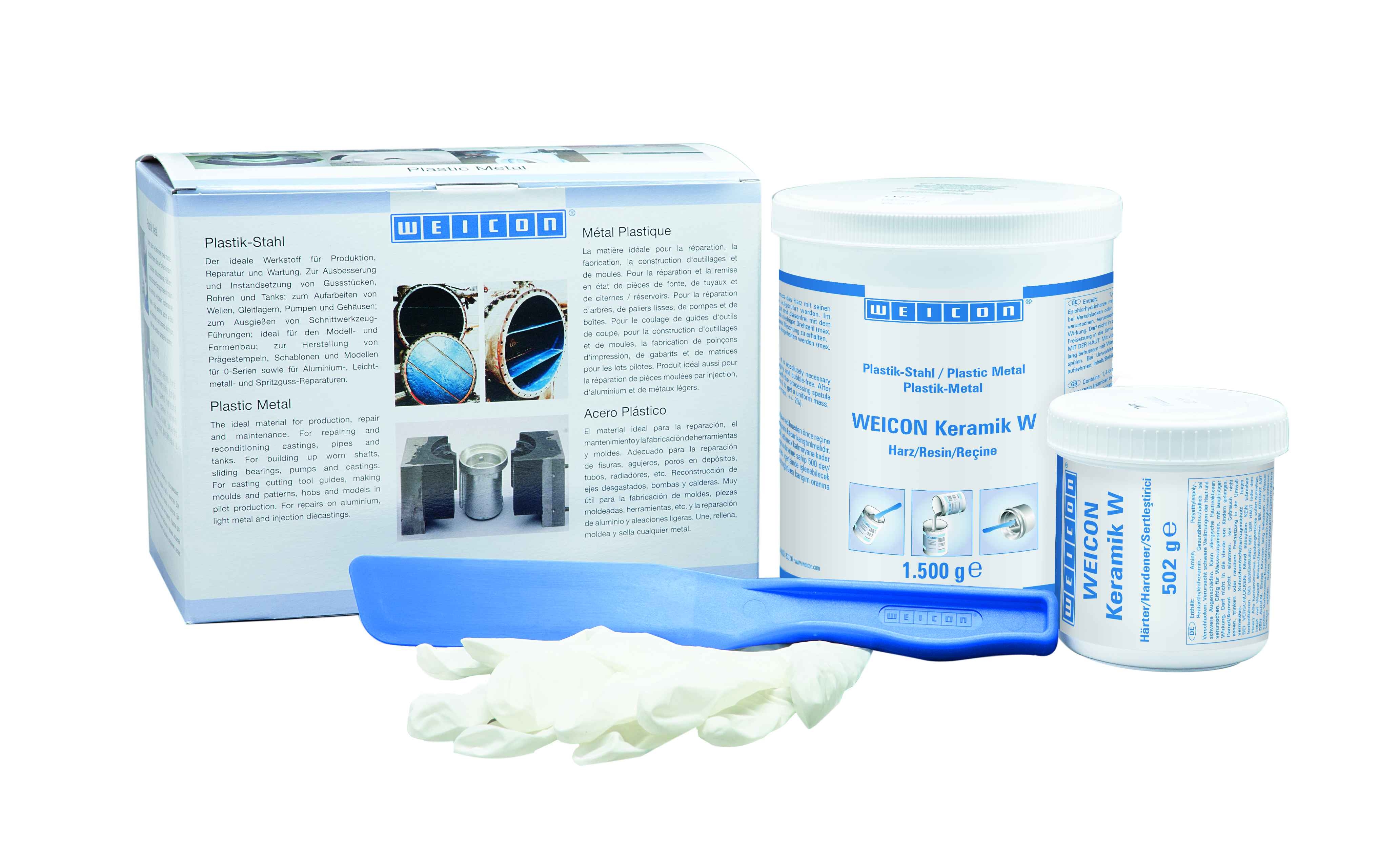 wcn10460020 - 10012233 WEICON Ceramic W (2 кг) Пастообразный композит с минеральным наполнением