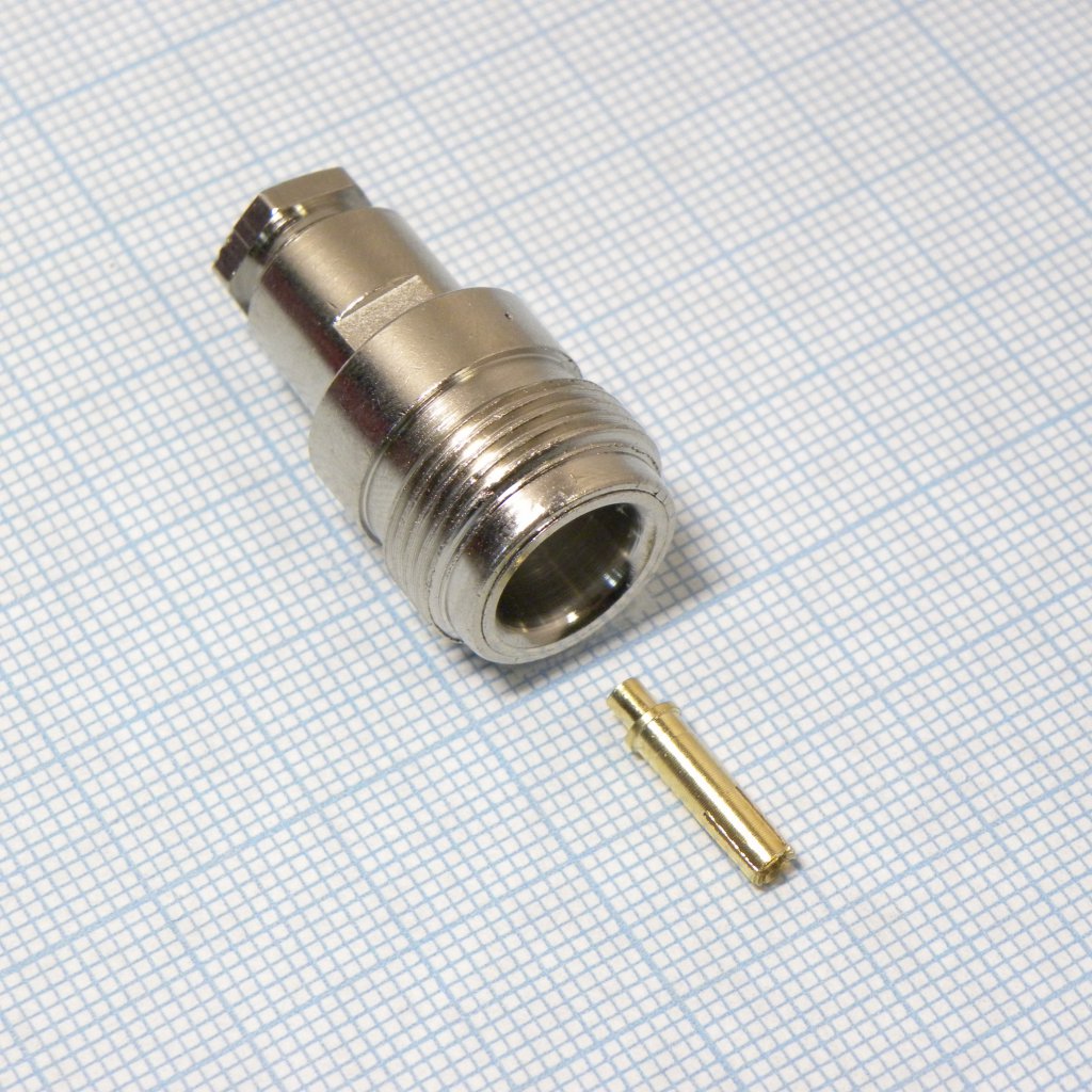 N гн пайка RG-58 тип1 - ВЧ разъем
