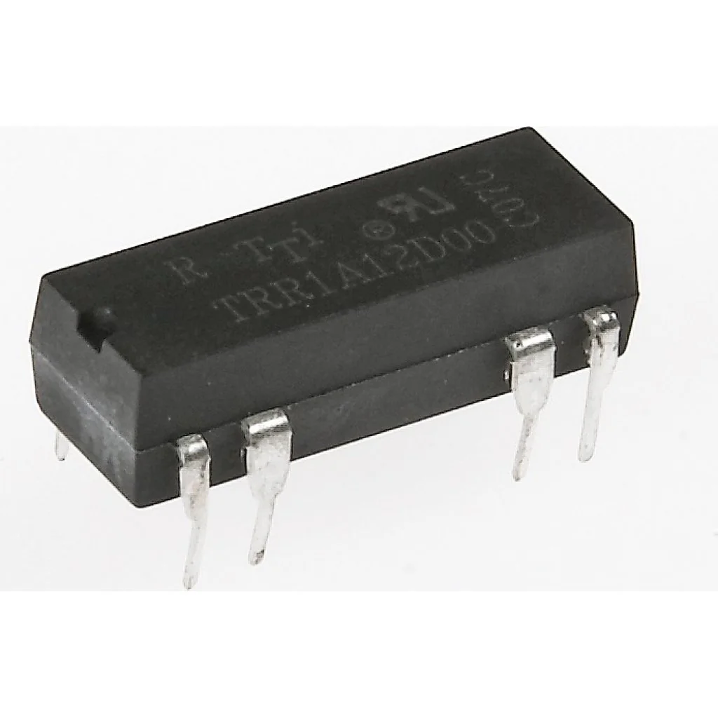 TRR-1A-12-D-00-R - герконовое DIP, 12VDC, 1А, 1замыкание / 19.6*6.9мм