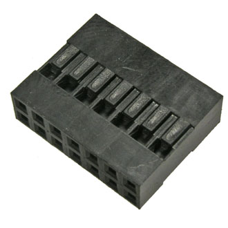 BLD 2X07 (BLD-14) + TERMINAL - Разъем 2х7 гнездо на кабель, шаг 2.54мм