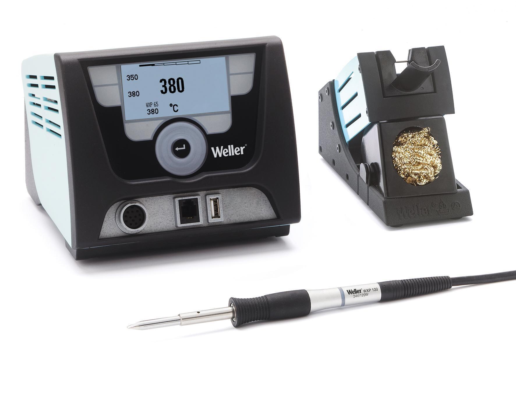 WX 1010 - Цифровая одноканальная паяльная станция 200 Вт 220 В с сенсорным экраном, в комплекте блок управления WX1, паяльник WXP120, подставка WDH10, паяльное жало XT B