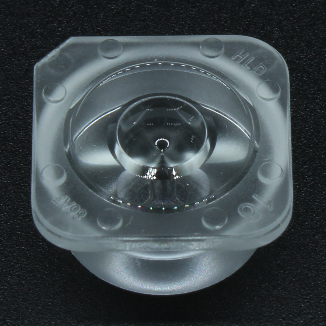 TV lens new type 16mm - Линза широкоугольная (TV back light lens), 2835/3030, эфф=93%, ~160°, D=16mm