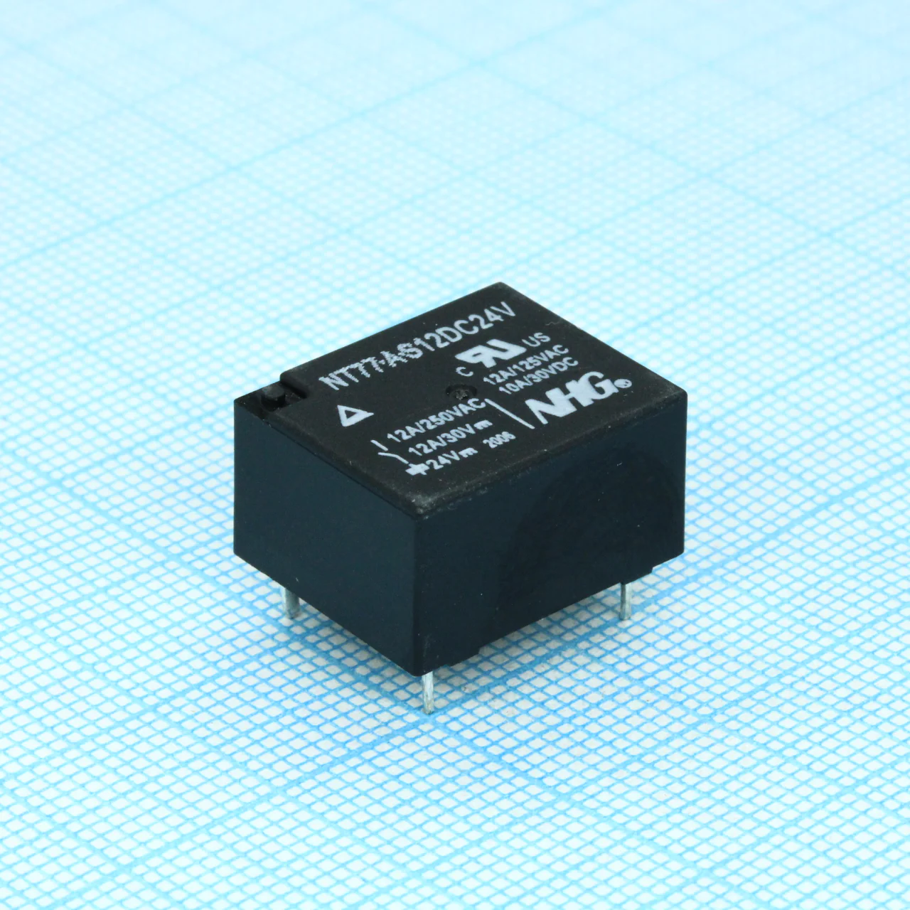 NT77-A-S-12-DC24V - Реле силовое, 12А одна контактная группа на замыкание катушка 24В 0.45Вт