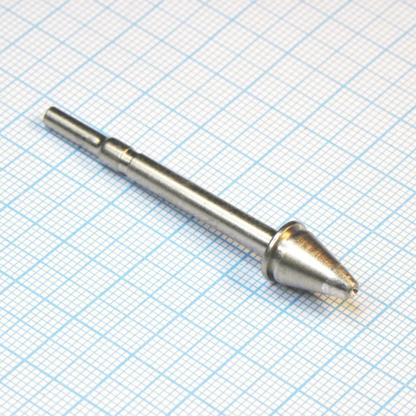 Наконечник д/отсоса 722EN0823 (к X-Tool) - Высокотеплопроводный , внутр. диаметр отв. 0.8мм, внешний 2.3мм.