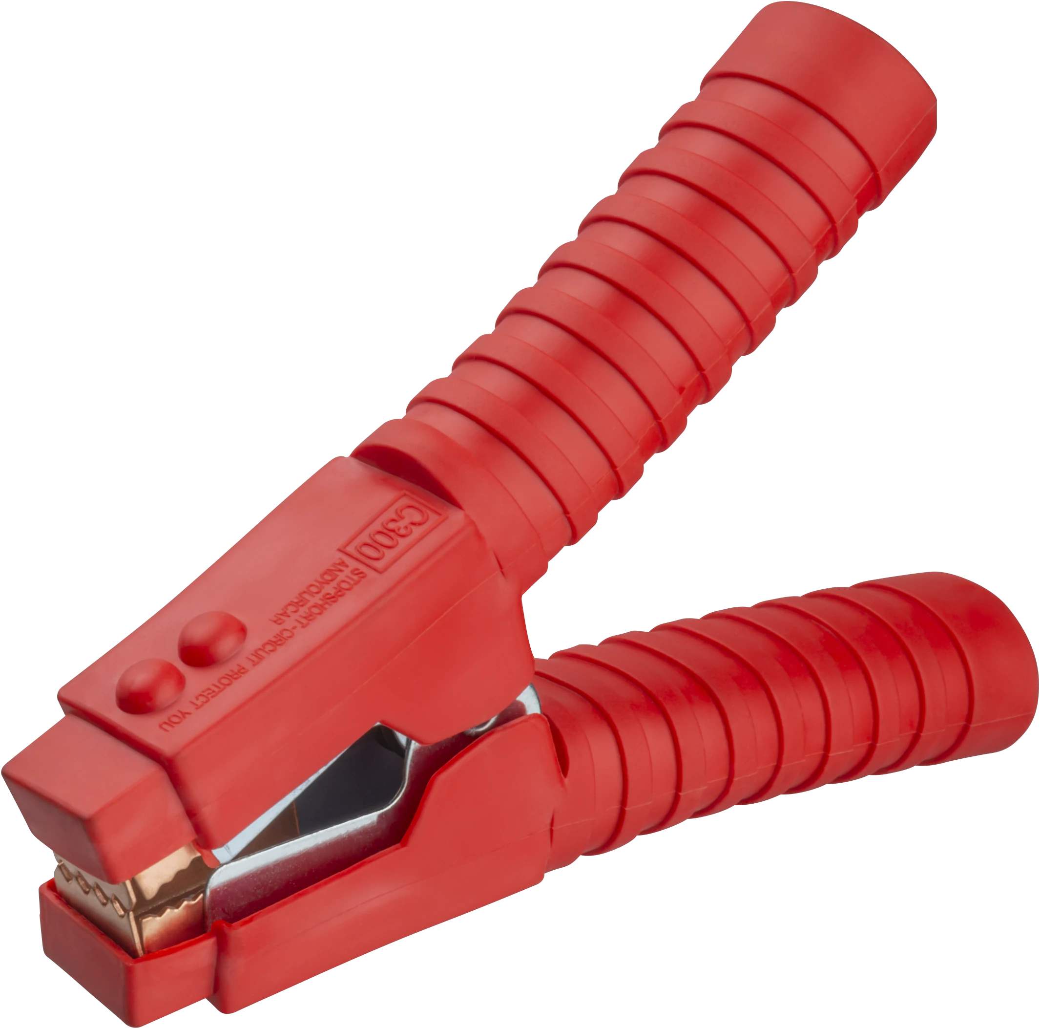 Зажим ОНЛАЙТ 90 189 OAC-500A-200-R10 (крокодил, крас, 500 А, упаковка 10шт)