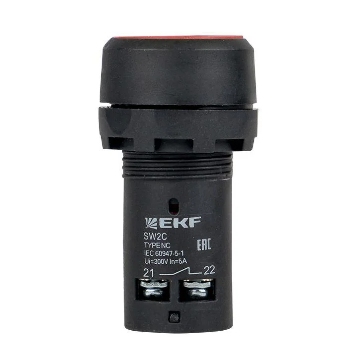 Кнопка SW2C-11 возвратная кр. NO+NC sw2c-11s-r