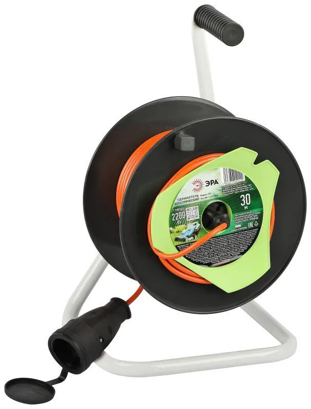 Удлинитель на катушке 1х30м без заземл. RP-1-2x1-30m ПВС 2x1 Б0059770