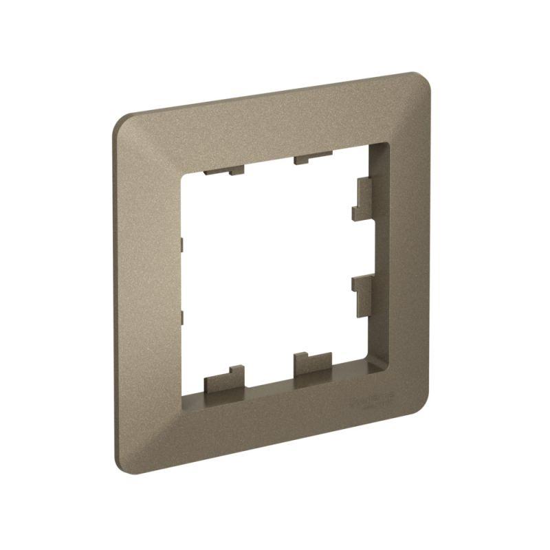 ATLASDESIGN AIR 1-постовая РАМКА, ШАМПАНЬ/дымчатый черный ATN220501