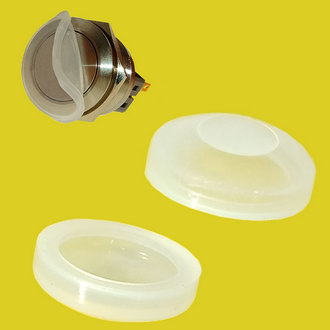 PBS-28   D=12 MM CUP - Колпачок защитный для антивандальных кнопок PBS-28, 12 мм