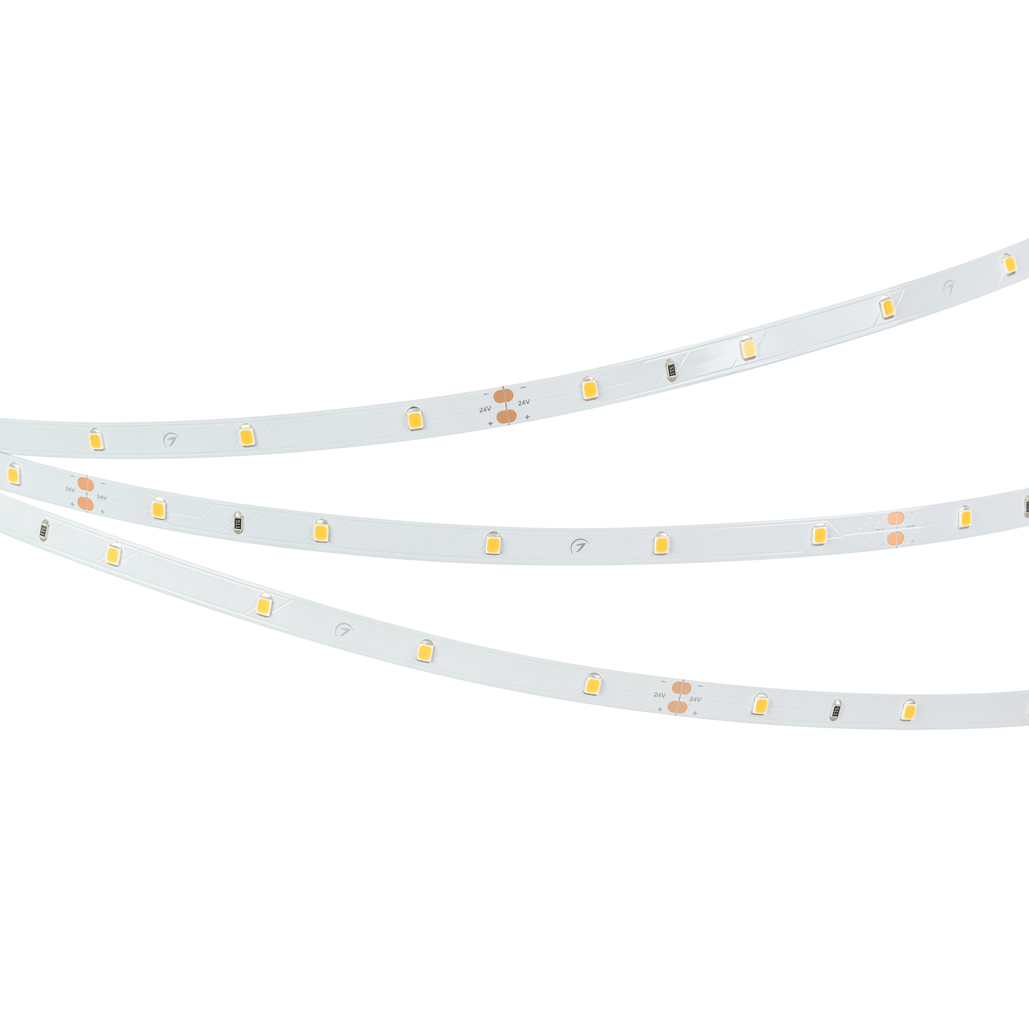 Лента RT-A30-8mm 24V Warm2700 (2.9 W/m, IP20, 2835, 5m) 019919(2) - Гибкая лента LUX, светодиоды smd 2835, 30шт/м (150шт на 5м), белая плата 8мм, скотч 3М. Цвет ТЁПЛЫЙ 2600-2800K. Питание 24V, мощность 2.9 Вт/м (14.5 Вт на 5м), угол 120°, цветопередача CR