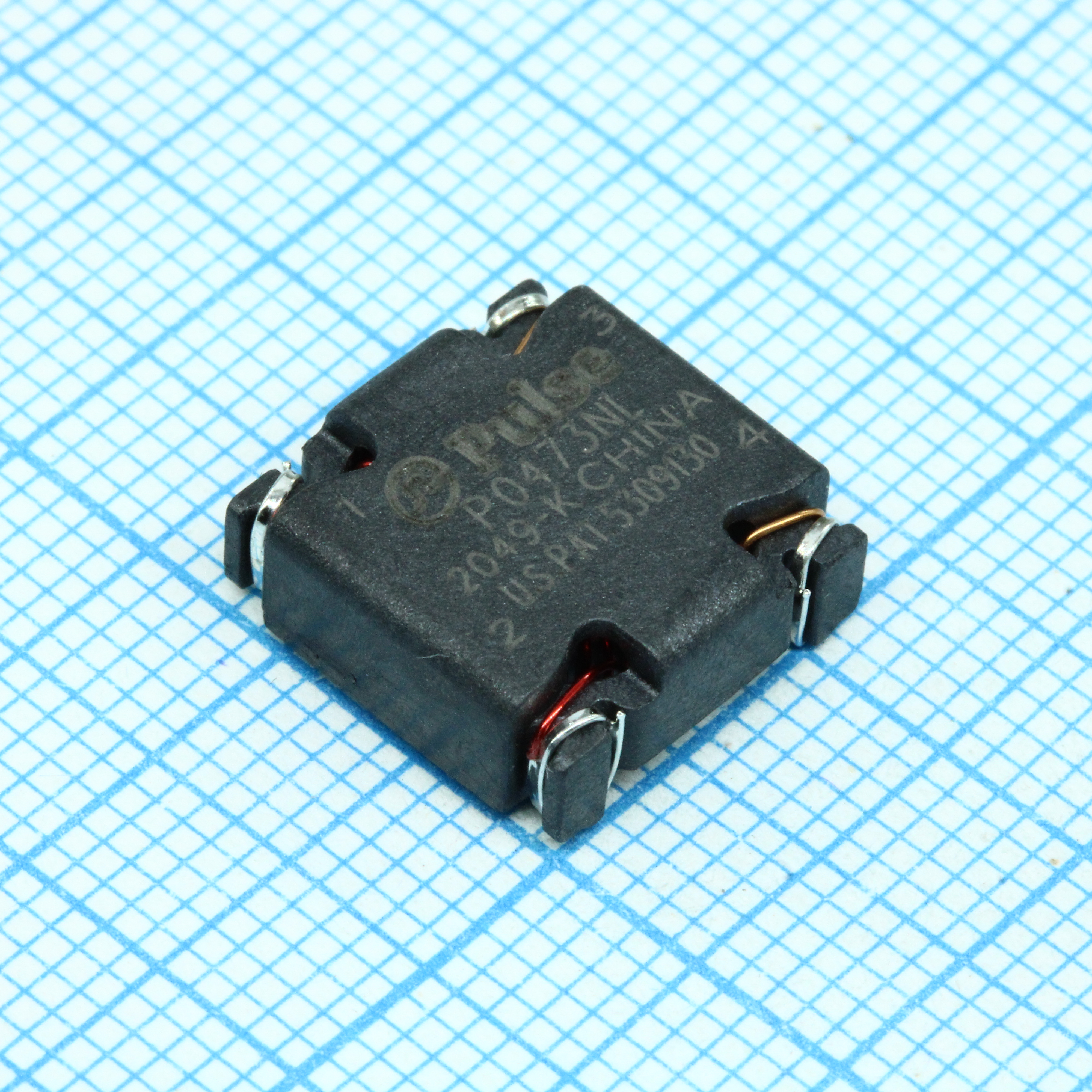 P0473NLT - Синфазный дроссель двухобмоточный 880мкГн 1.63А 0.11Ом для поверхностного монтажа лента на катушке