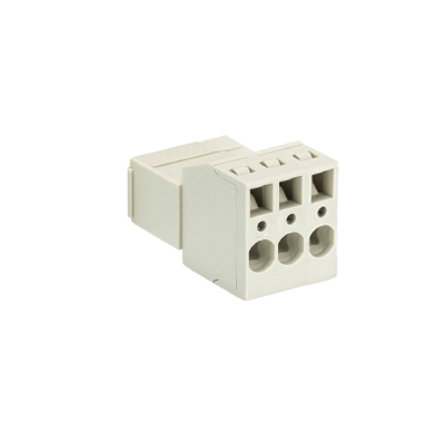 Вилка Wiecon 8513 SUFK / 3 OB - Вилочный разъем, прямой, на кабель, шаг 3,5 мм, 3 полюса, номинальное сечение: 1,5 мм кв., винтовая фиксация провода, 250V, 8А, без маркировки, цвет: серый, серия 8513 SUFK