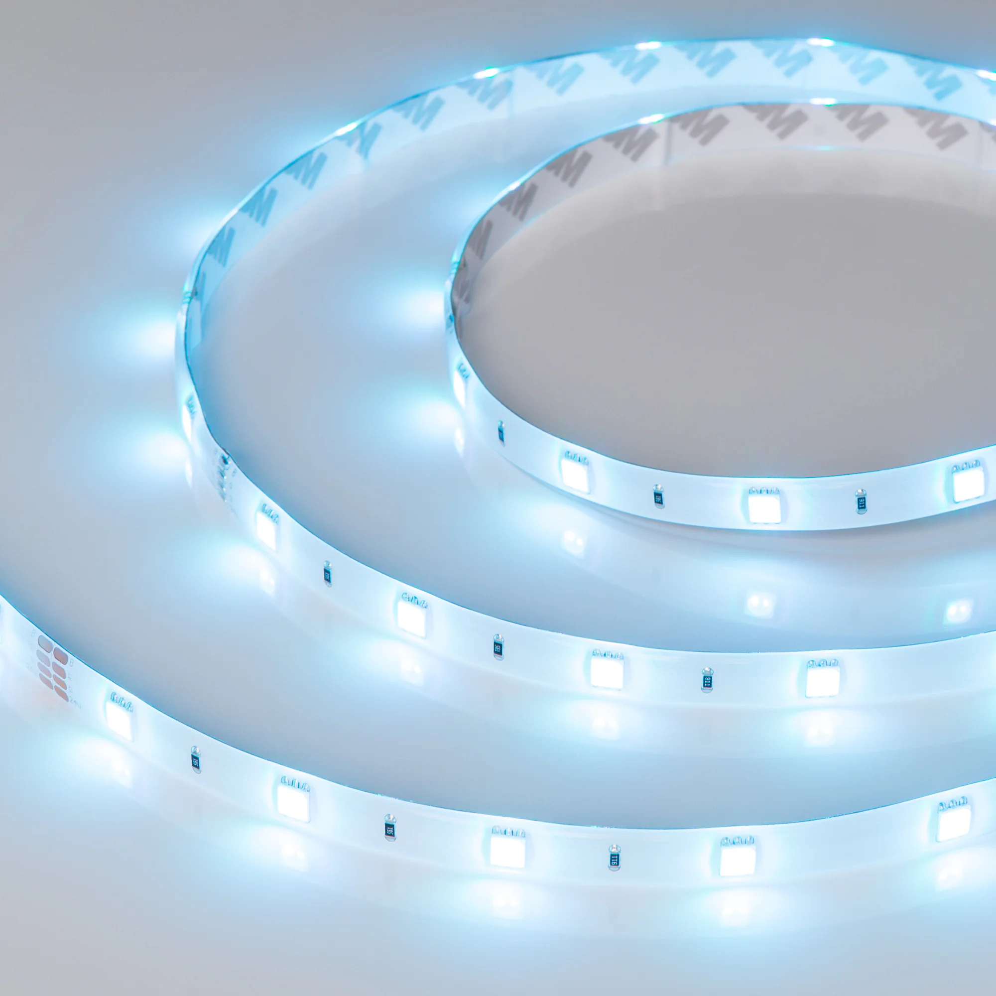 Лента герметичная RTW-SE-B30-10mm 24V RGB (7.2 W/m, IP65, 5060, 5m) 021732(2) - Светодиодная лента RTW-SE-B30, герметичная (SE-силиконовый верхний слой). Светодиоды 5060, 30 шт/м (150 шт на 5 м), белая плата, ширина 10 мм, скотч 3M. Цвет RGB, угол 120°. П