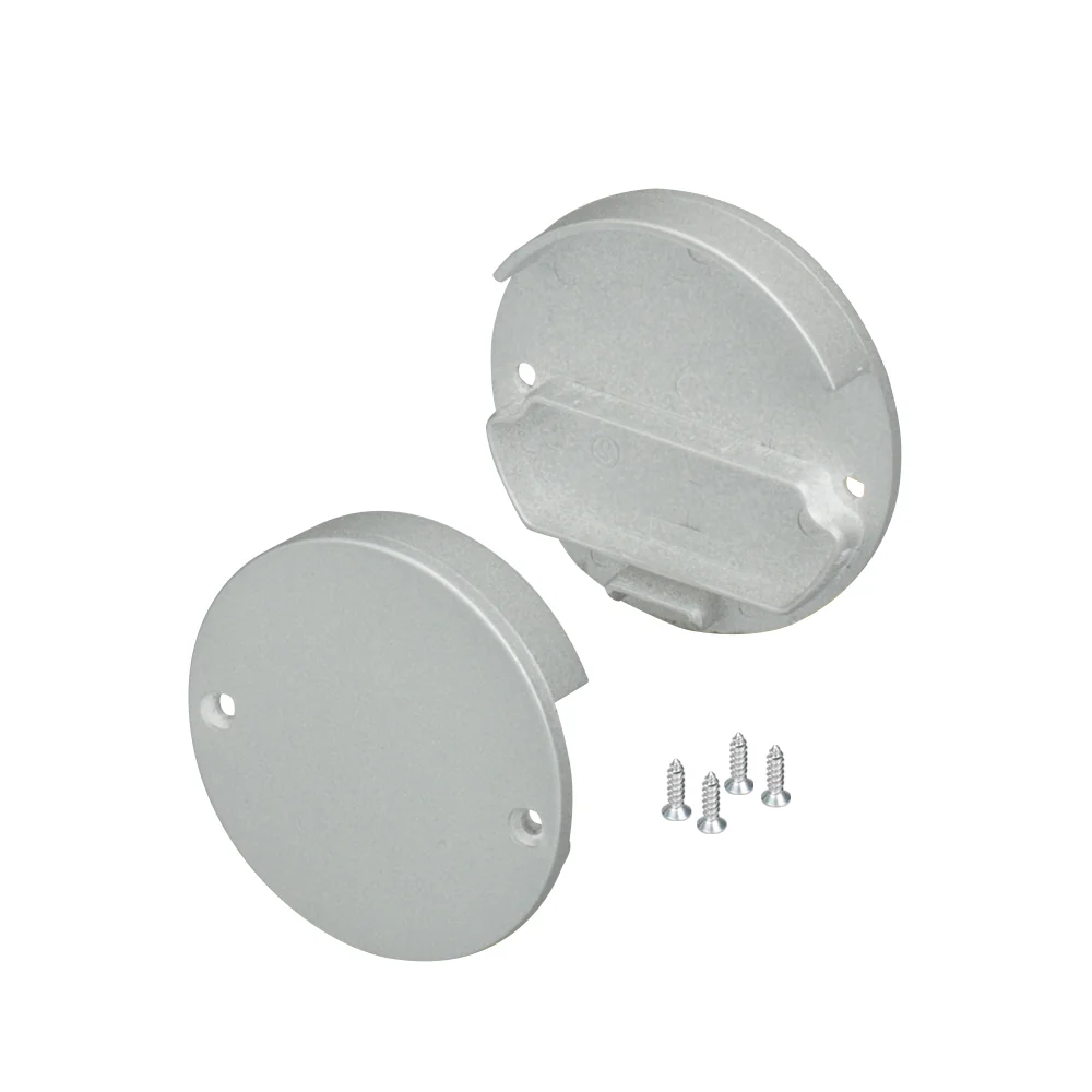 Заглушка SL-ROUND-D40 019291 - Пара заглушек для профиля SL-ROUND-D40. В комплекте 2 заглушки, 4 шурупа. Цена за весь комплект.