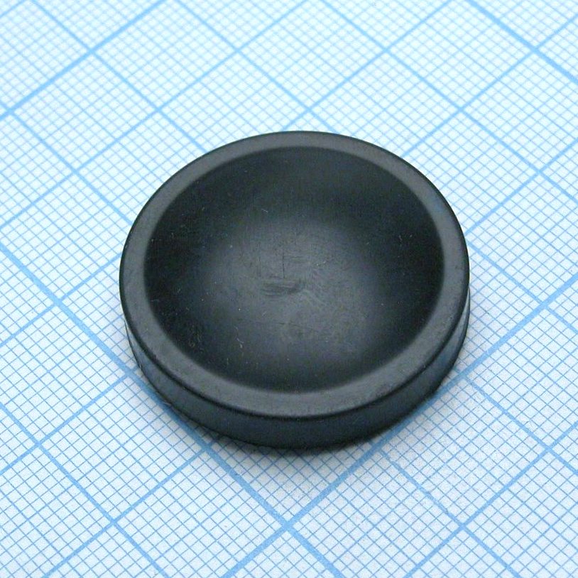 Протектор черный 20мм - Протектор черный на кнопку 20мм