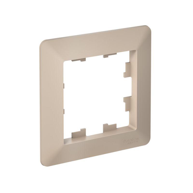 ATLASDESIGN AIR 1-постовая РАМКА, ПЕСОЧНЫЙ/дымчатый белый ATN221201