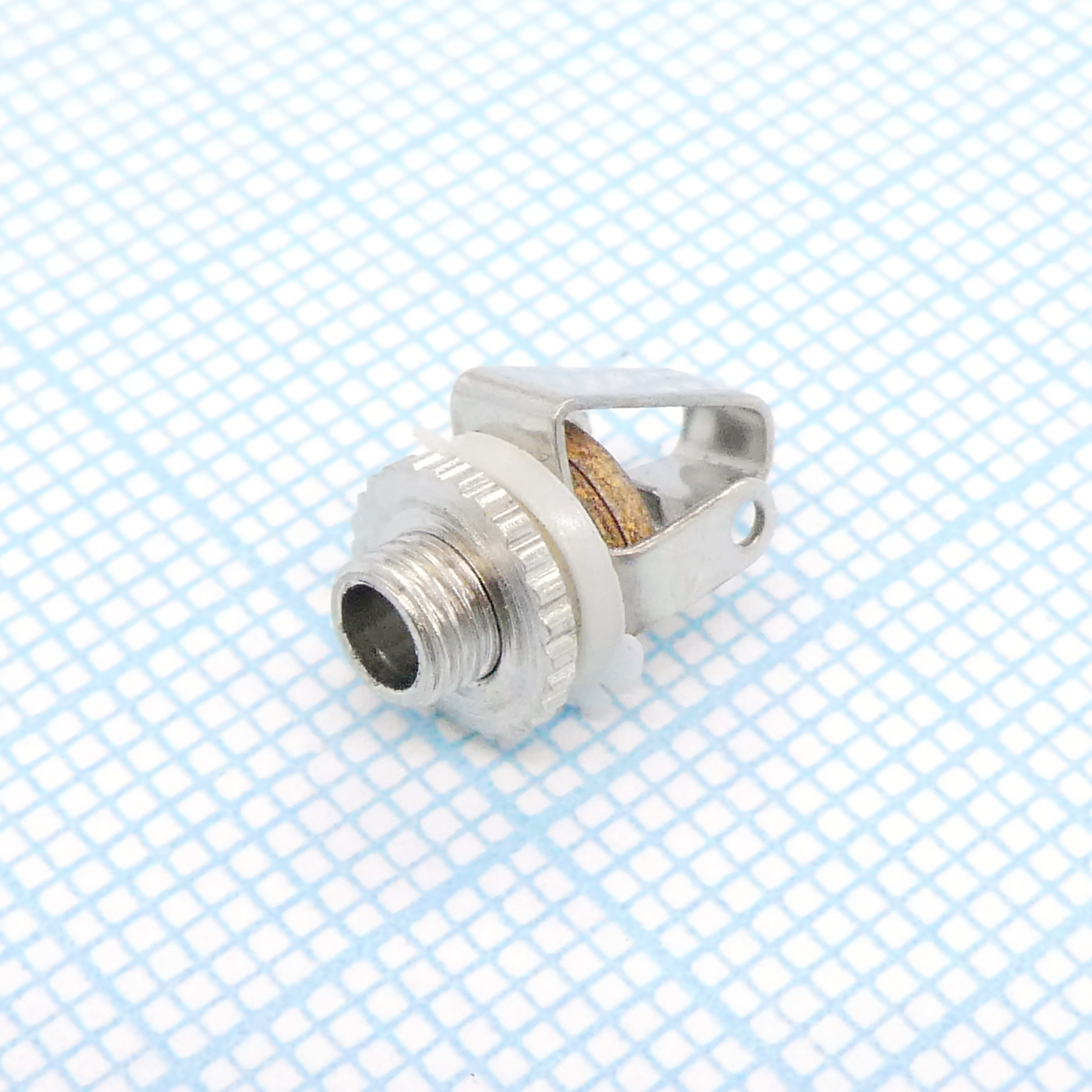 TS 2.5 (micro jack) гнездо приборное мет - Моно аудио гнездо 2.5 мм