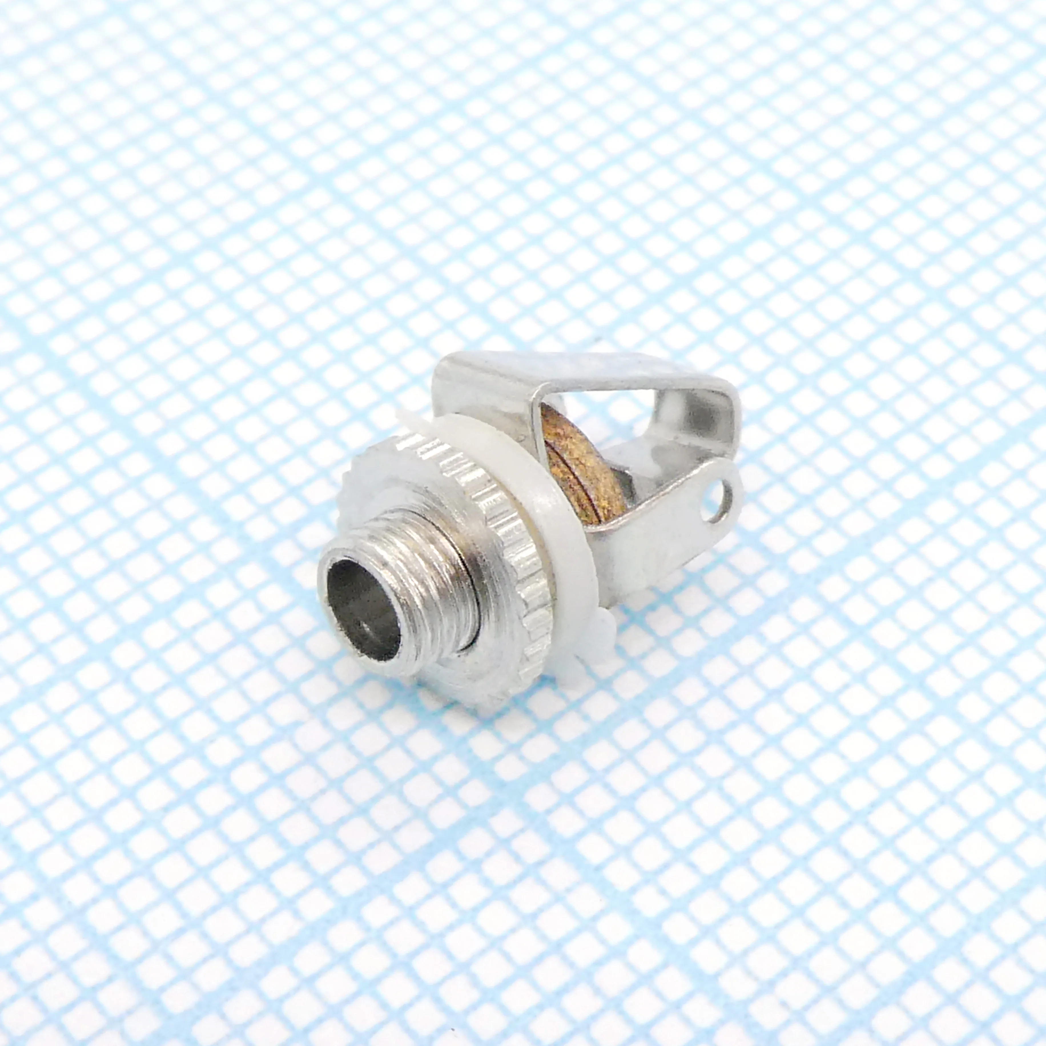 TS 2.5 (micro jack) гнездо приборное мет - Моно аудио гнездо 2.5 мм