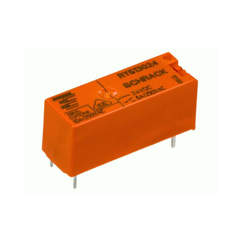 3-1393225-3 - Power Relay 24VDC 8A SPDT(28.5mm 10.1mm 12.3mm) THT