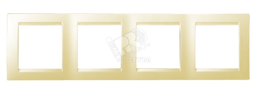 Рамка 4-м 5 сл. кость 1500640-031