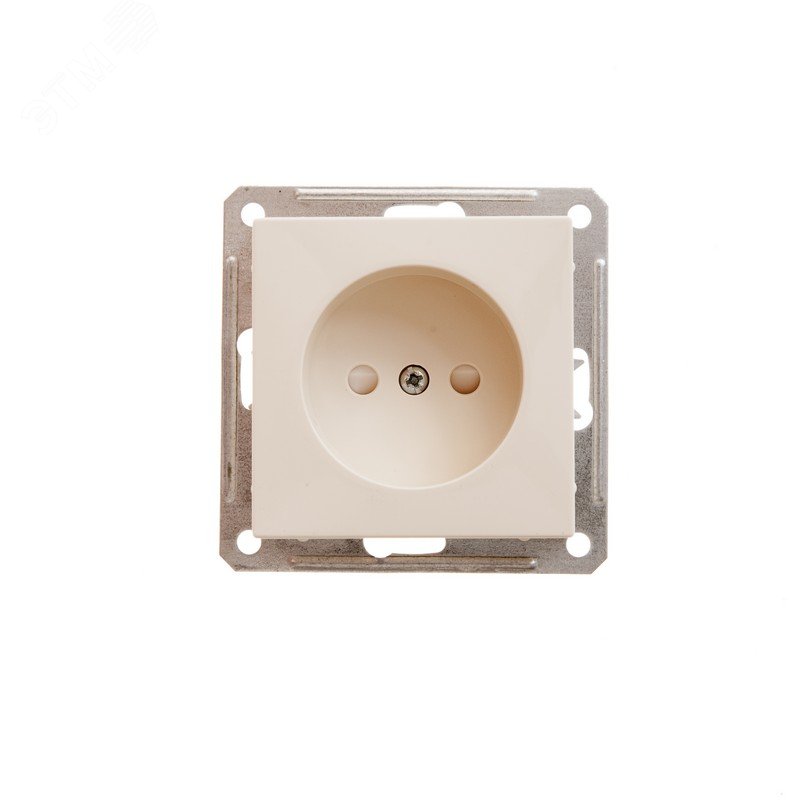 Розетка 1-м СП W59 16А IP20 без заземл. защ. шторки механизм сл. кость SE RS16-151-2-86