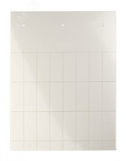 Табличка полужесткая. Установка в держатель. Для маркировки модульного оборудования. ПВХ-0,5. Серебристый TAS3515M