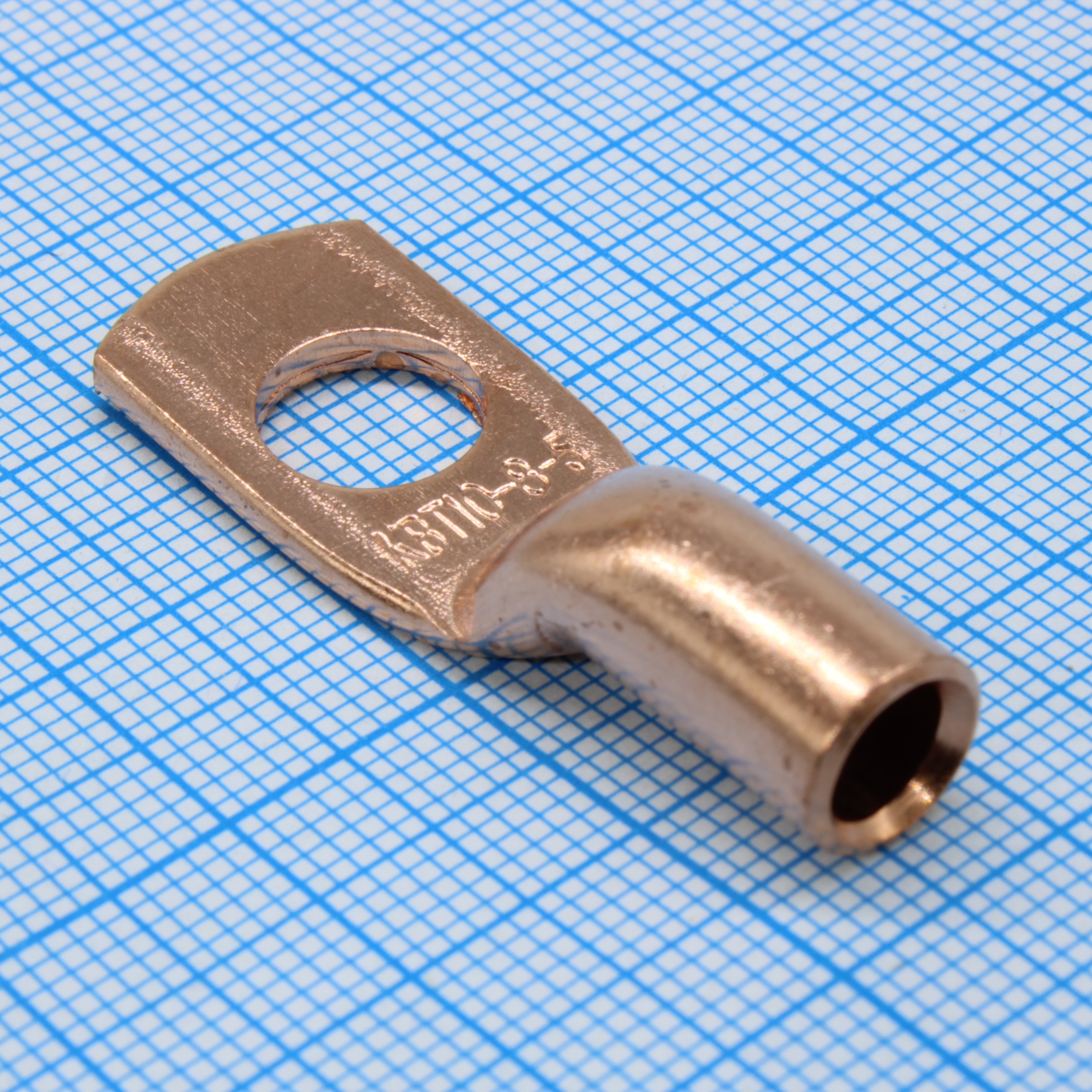 ТМ 10-8-5 - Наконечник кабельный медный кольцевой М8 под опрессовку проводов сечением до 10 мм2