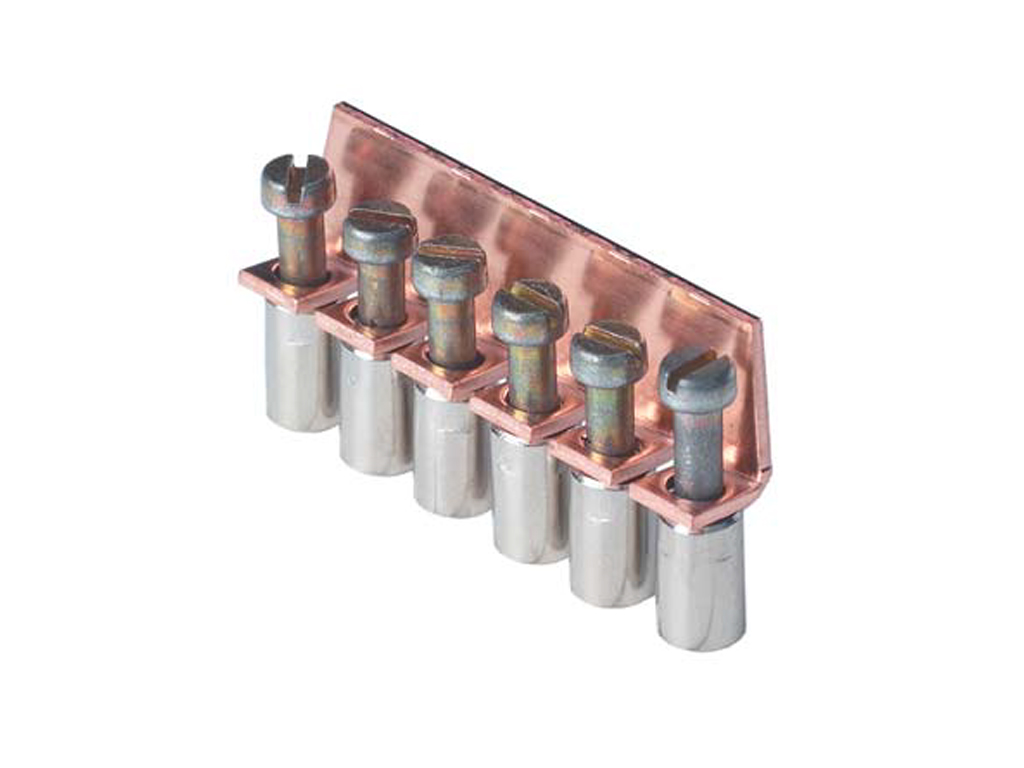 Соед. мостик VB WK 2,5 M-80 - Соединительная перемычка, винтовая, не изолированная, 80 полюсов, для клемм: WK 2,5/U; WK 2,5/U