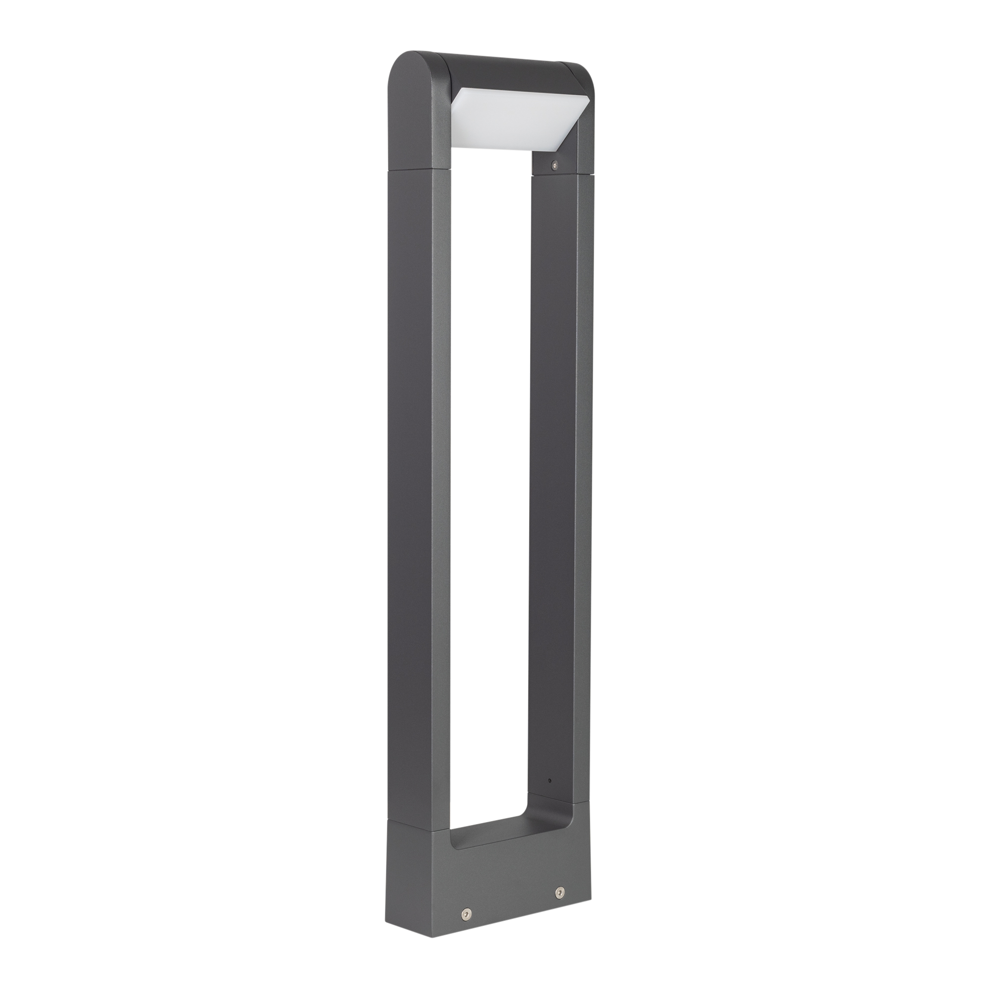 Светильник LGD-PATH-FRAME-ROTARY-H650-6W Warm3000 (GR, 111 deg, 230V) 029436(1) - 650мм уличный светодиодный светильник для дорожек, изменяемый угол освещения (111 градусов), на 2 стороны. Цвет ТЕПЛЫЙ БЕЛЫЙ 3000К, светодиоды 6Вт SMD (275 лм). Влагозащищен