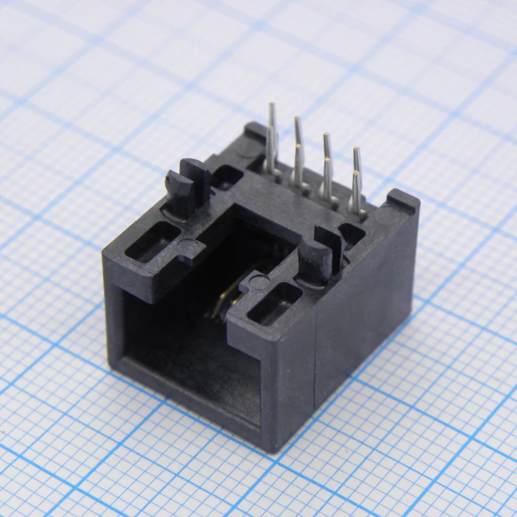 955012881 - Модульный разъем, Cat3, RJ45, Гнездо, 8 контакт(-ов), 8 вывод(-ов), Серия 95501, Cat3