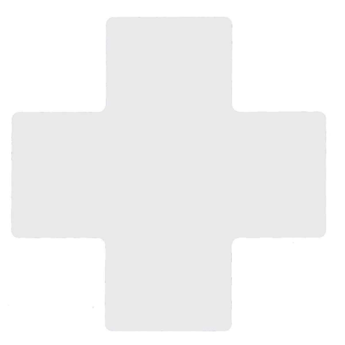 gws104483 - Разделитель перекрестка/ обозначение центра (форма +), длина 254 мм, ширина 101,6 мм, белые, (20 шт./упак). Материал B-514.