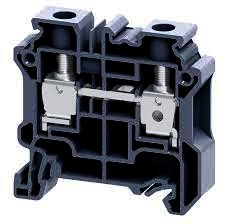 Проходная клемма CY10BK - Проходная клемма, тип фиксации провода: винтовой, номинальное сечение: 10 мм кв., 57A, 1000V, ширина: 10 мм, цвет: черный, тип монтажа: DIN 35